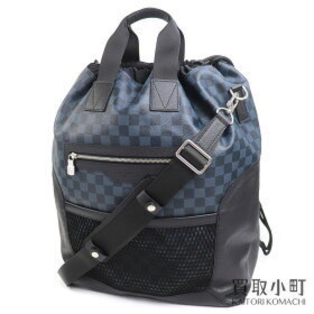 Louis Vuitton Match Point Hybrid Backpack Damier Cobalt Blue Tote Bag